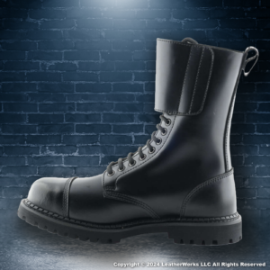 Grinders Camelot Steel Toe Black Medial 2